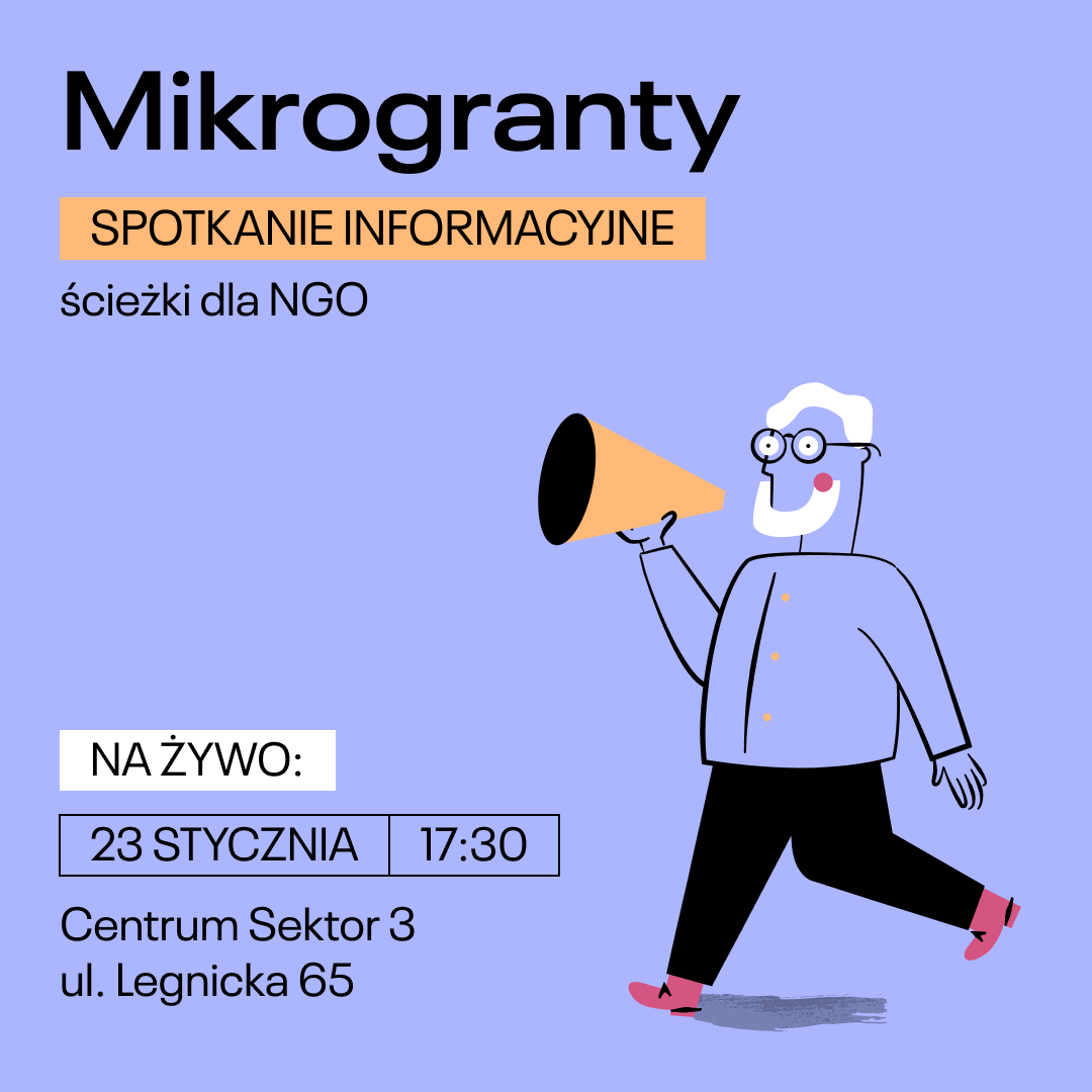 Spotkanie informacyjne na temat Mikrograntów NGO