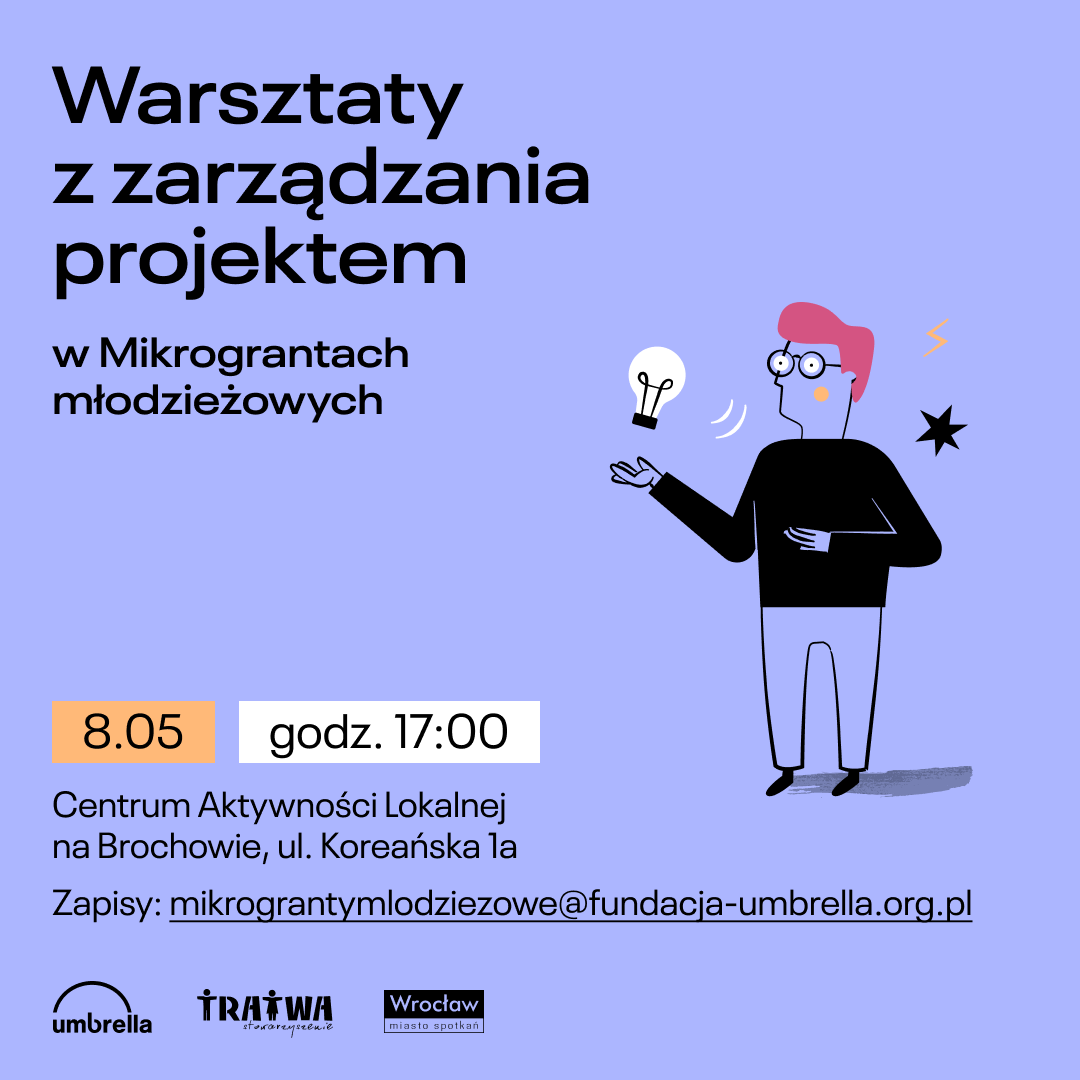 Warsztaty zarządzania projektem w programie Mikrogranty-ścieżka młodzieżowa!